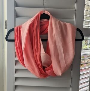 Peachy Pink Circle Scarf